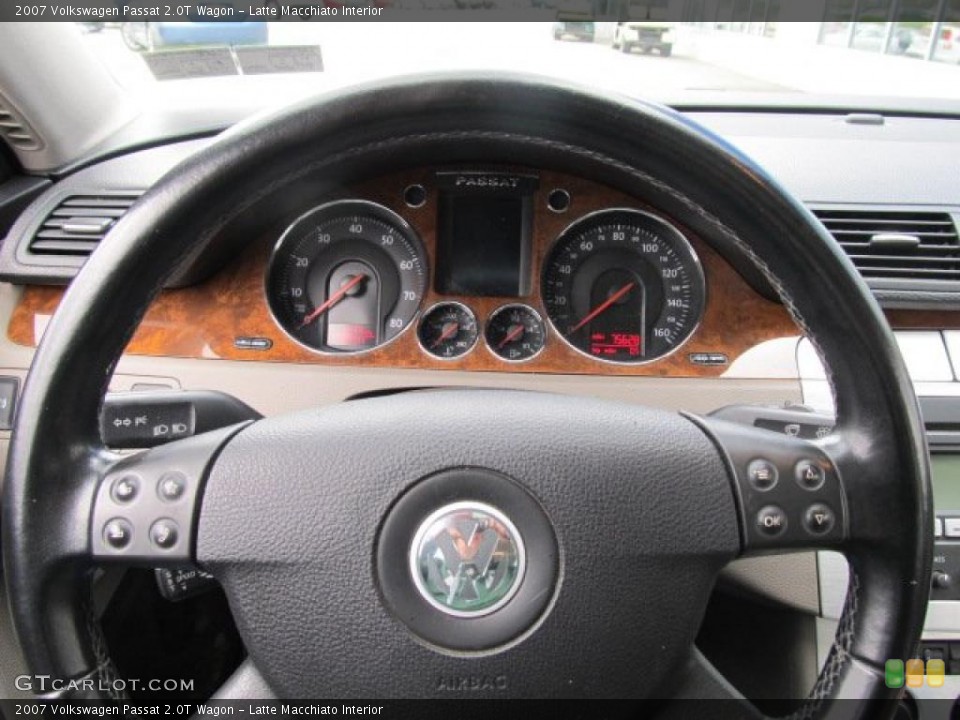 Latte Macchiato Interior Steering Wheel for the 2007 Volkswagen Passat 2.0T Wagon #48873306