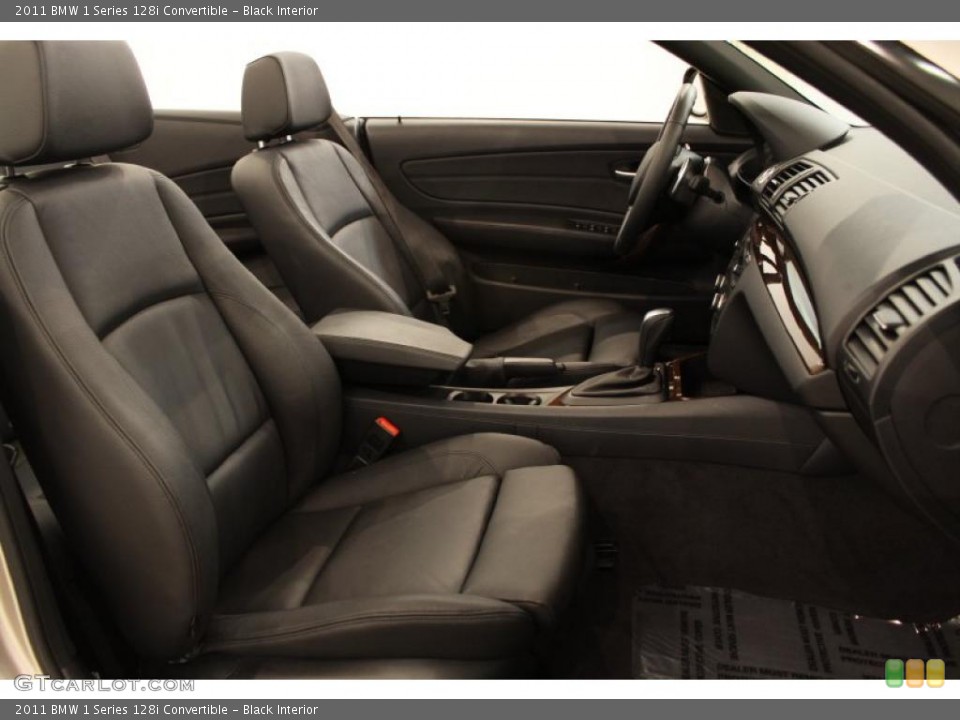 Black Interior Photo for the 2011 BMW 1 Series 128i Convertible #48876129