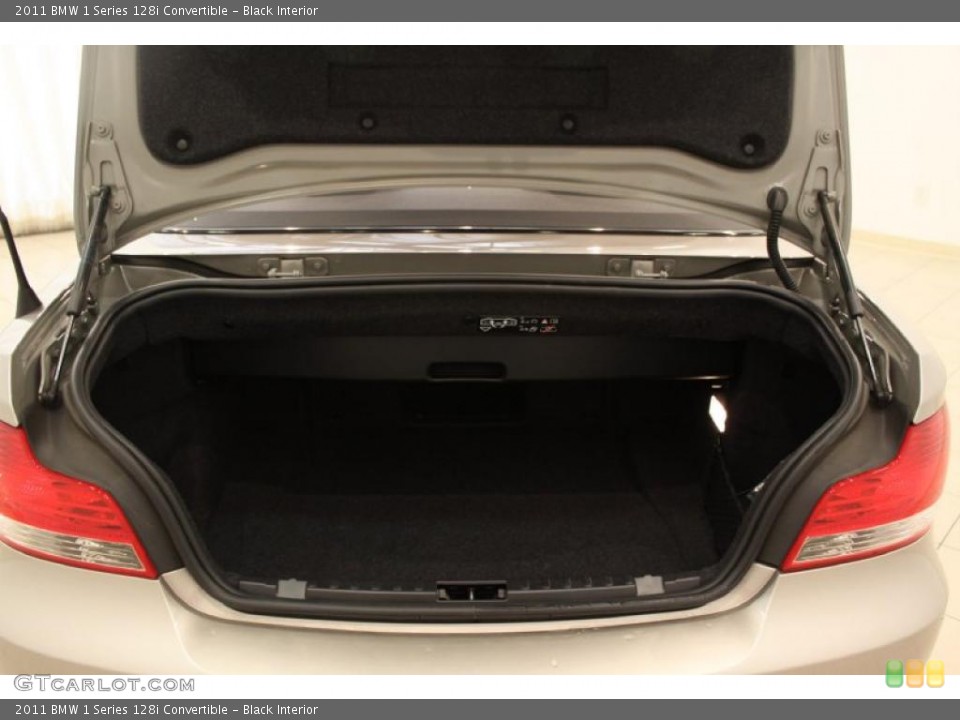 Black Interior Trunk for the 2011 BMW 1 Series 128i Convertible #48876192
