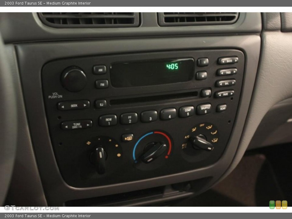 Medium Graphite Interior Controls for the 2003 Ford Taurus SE #48877674