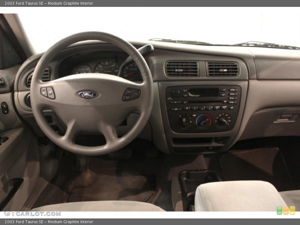 Medium Graphite Interior Dashboard for the 2003 Ford Taurus SE #48877738