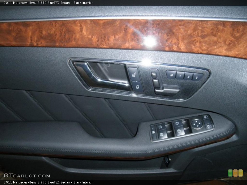 Black Interior Controls for the 2011 Mercedes-Benz E 350 BlueTEC Sedan #48879084