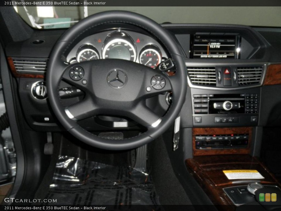 Black Interior Dashboard for the 2011 Mercedes-Benz E 350 BlueTEC Sedan #48879129
