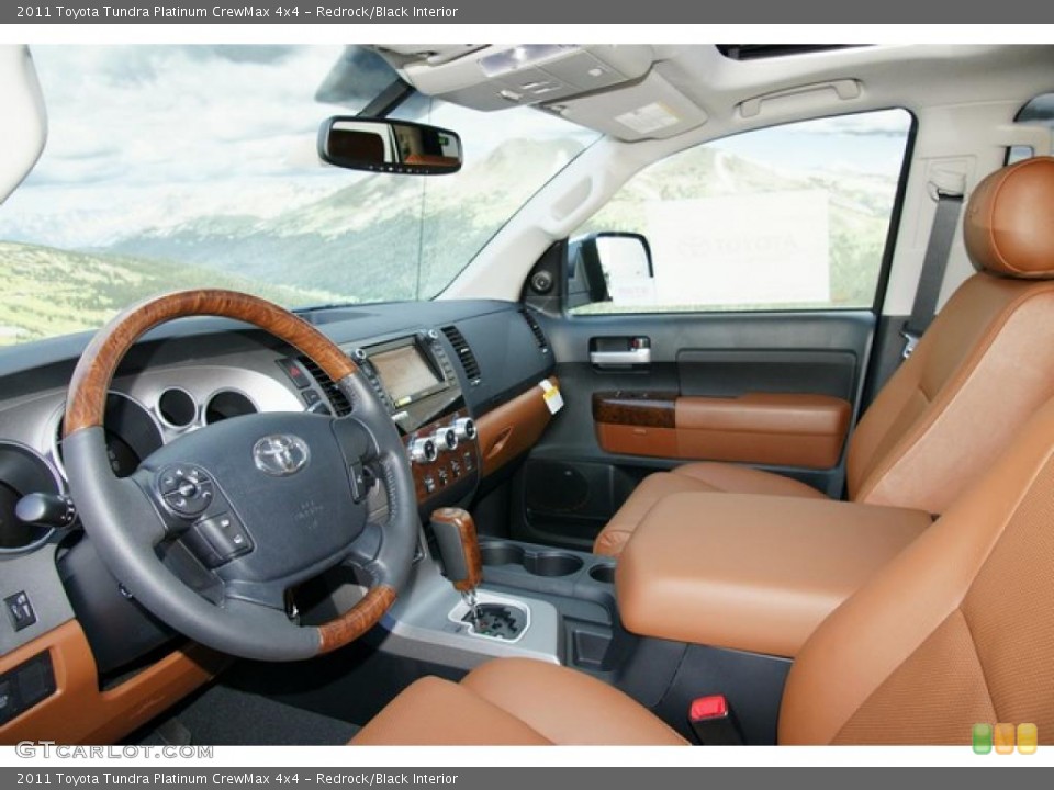 Redrock/Black Interior Photo for the 2011 Toyota Tundra Platinum CrewMax 4x4 #48879975