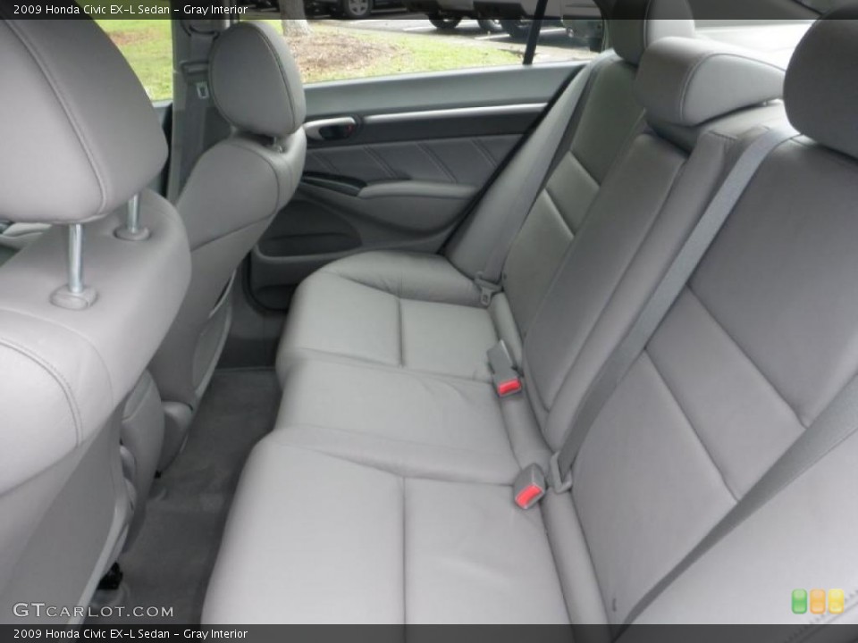 Gray Interior Photo for the 2009 Honda Civic EX-L Sedan #48881637