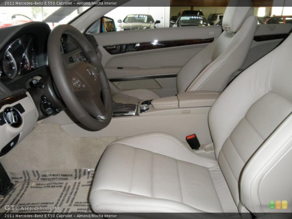 Almond/Mocha Interior Photo for the 2011 Mercedes-Benz E 550 Cabriolet #48881673