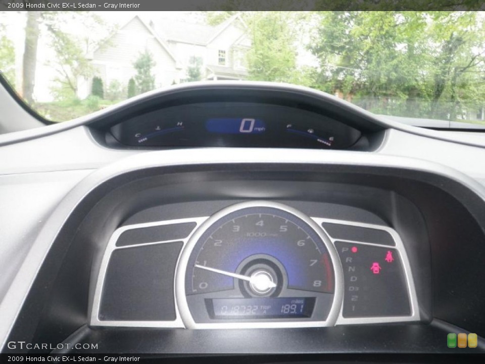 Gray Interior Gauges for the 2009 Honda Civic EX-L Sedan #48881683