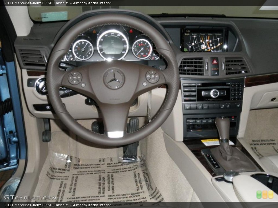 Almond/Mocha Interior Dashboard for the 2011 Mercedes-Benz E 550 Cabriolet #48881703