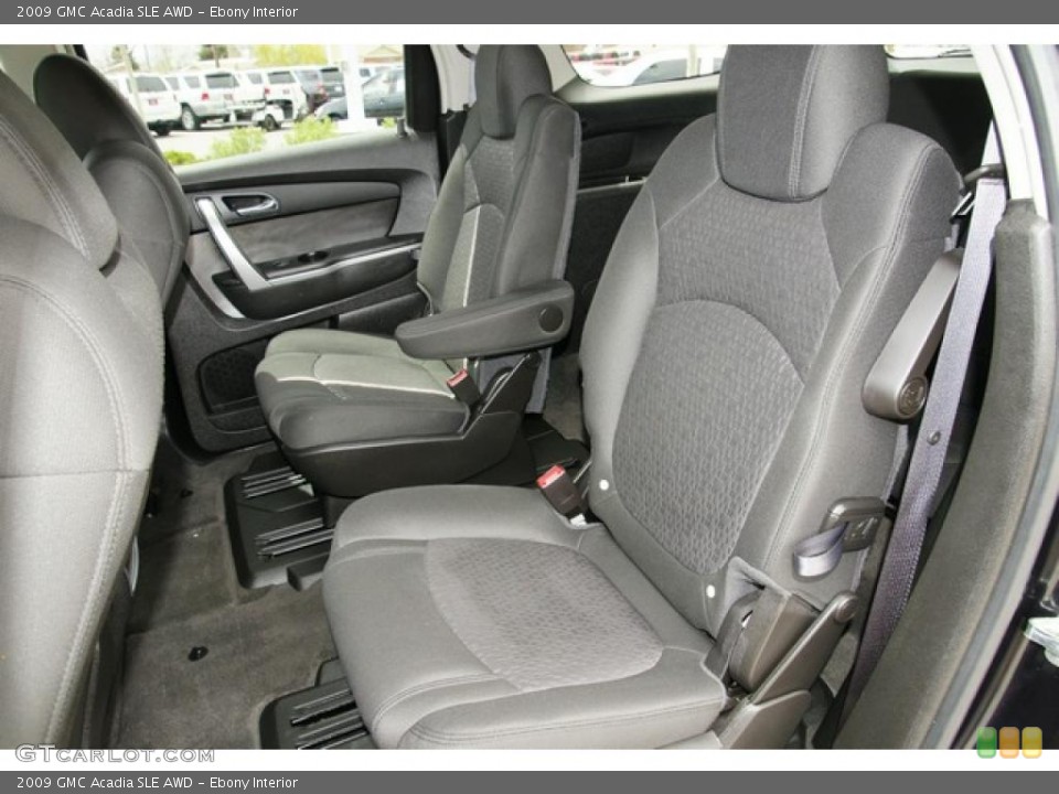 Ebony Interior Photo for the 2009 GMC Acadia SLE AWD #48883551