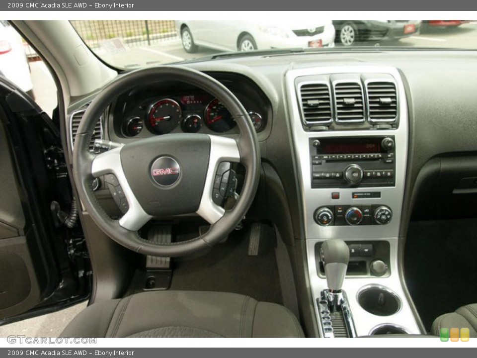 Ebony Interior Dashboard for the 2009 GMC Acadia SLE AWD #48883764