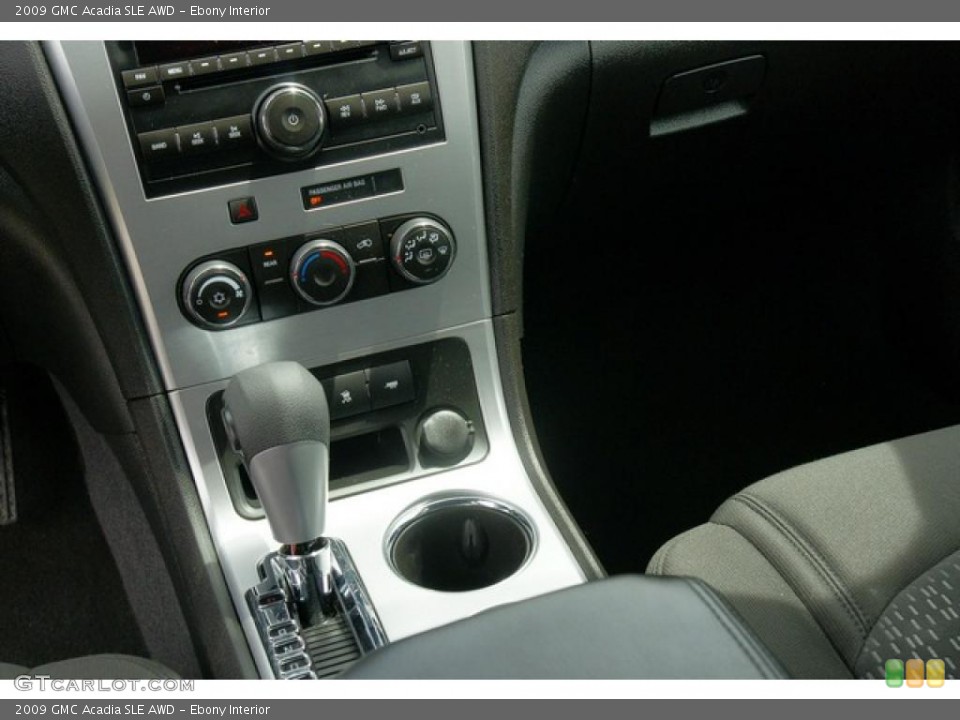 Ebony Interior Controls for the 2009 GMC Acadia SLE AWD #48883803
