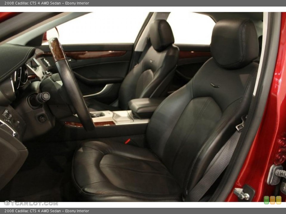 Ebony Interior Photo for the 2008 Cadillac CTS 4 AWD Sedan #48884484