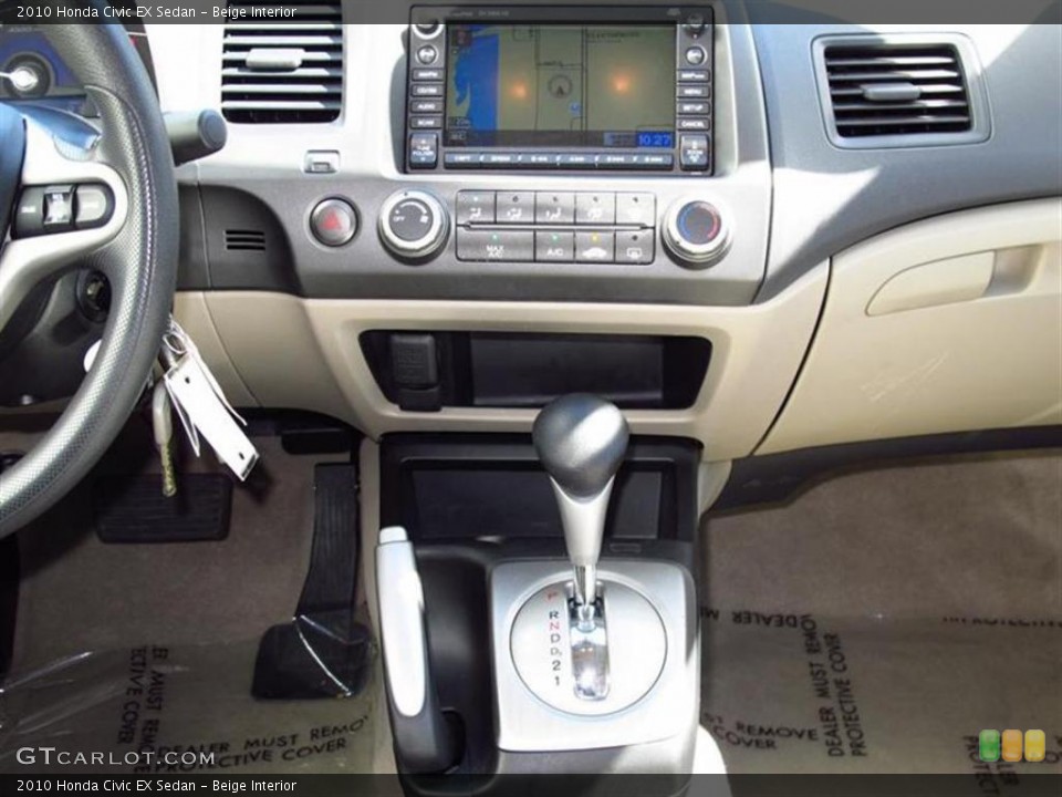 Beige Interior Controls for the 2010 Honda Civic EX Sedan #48886341