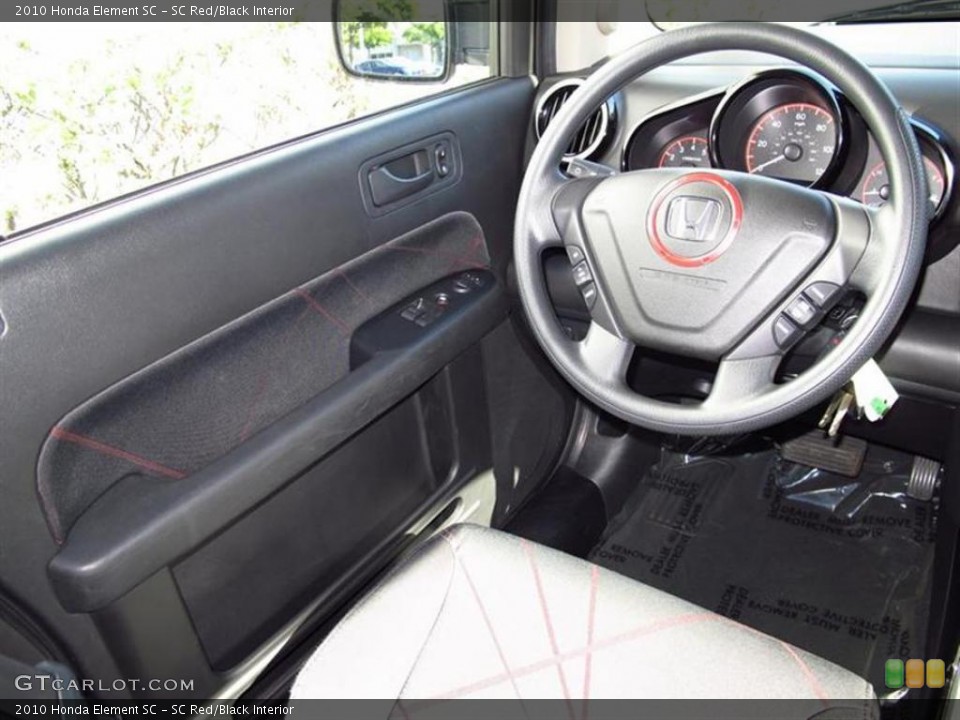 SC Red/Black Interior Steering Wheel for the 2010 Honda Element SC #48886656