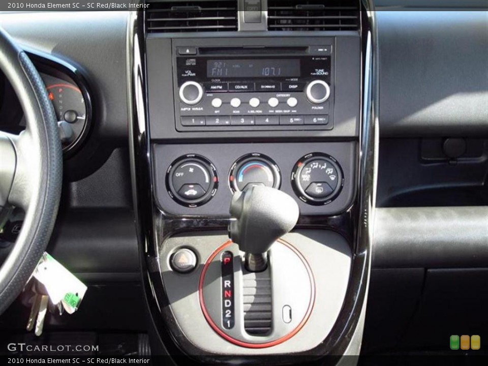 SC Red/Black Interior Controls for the 2010 Honda Element SC #48886671