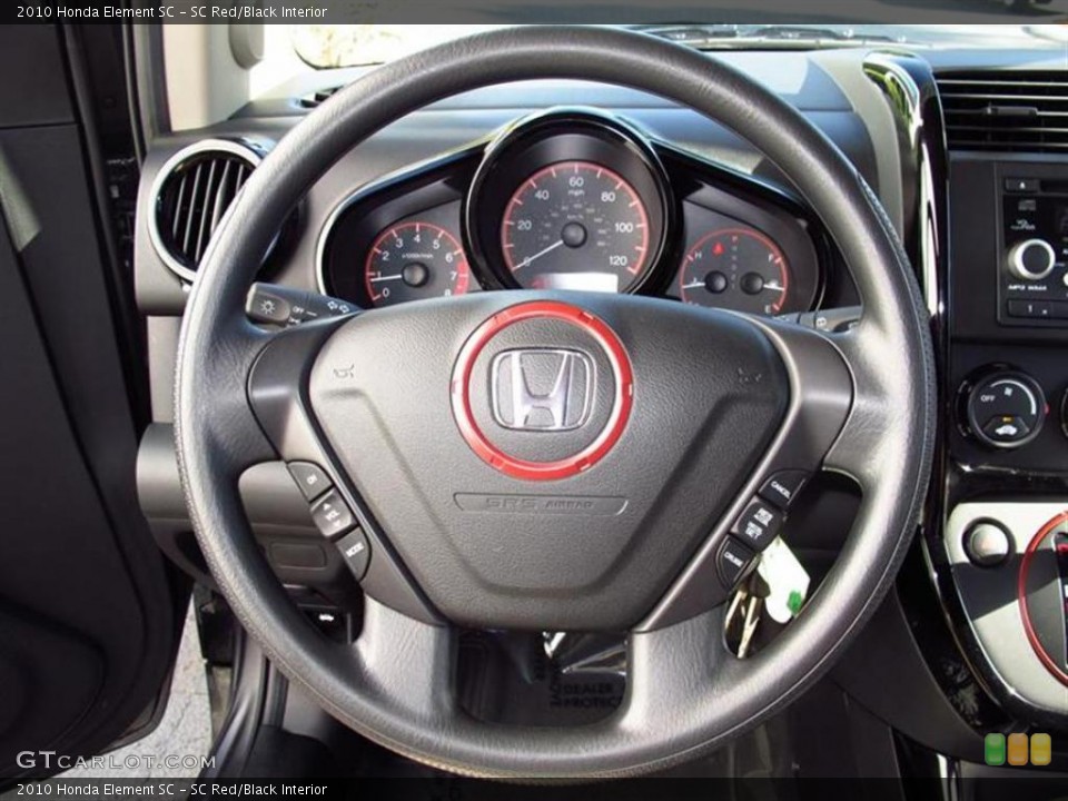 SC Red/Black Interior Steering Wheel for the 2010 Honda Element SC #48886749