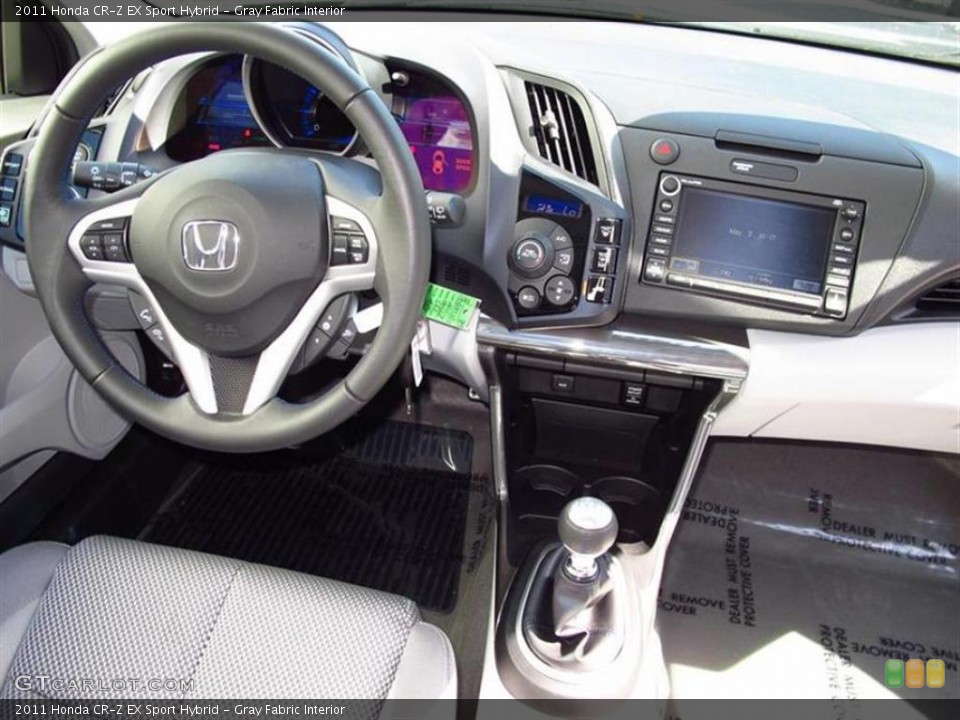 Gray Fabric Interior Dashboard for the 2011 Honda CR-Z EX Sport Hybrid #48886956