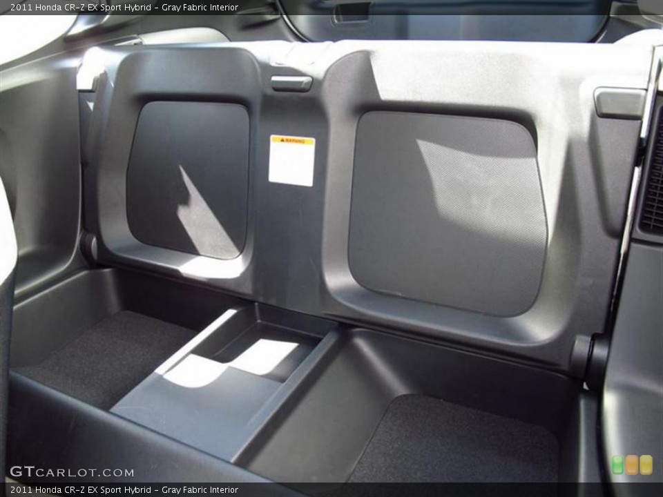 Gray Fabric Interior Photo for the 2011 Honda CR-Z EX Sport Hybrid #48887019