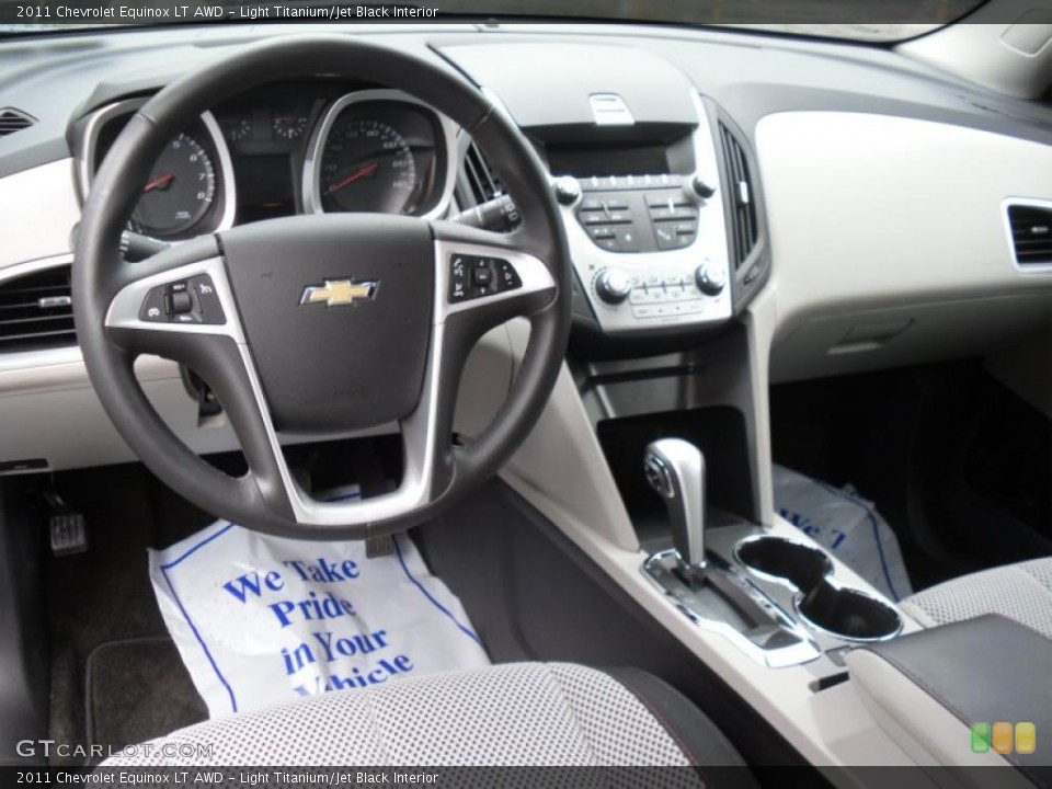 Light Titanium/Jet Black Interior Dashboard for the 2011 Chevrolet Equinox LT AWD #48888171