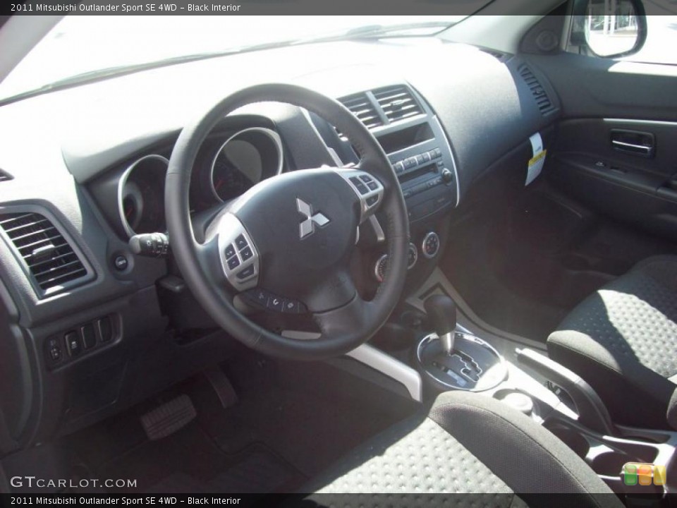 Black Interior Prime Interior for the 2011 Mitsubishi Outlander Sport SE 4WD #48888372