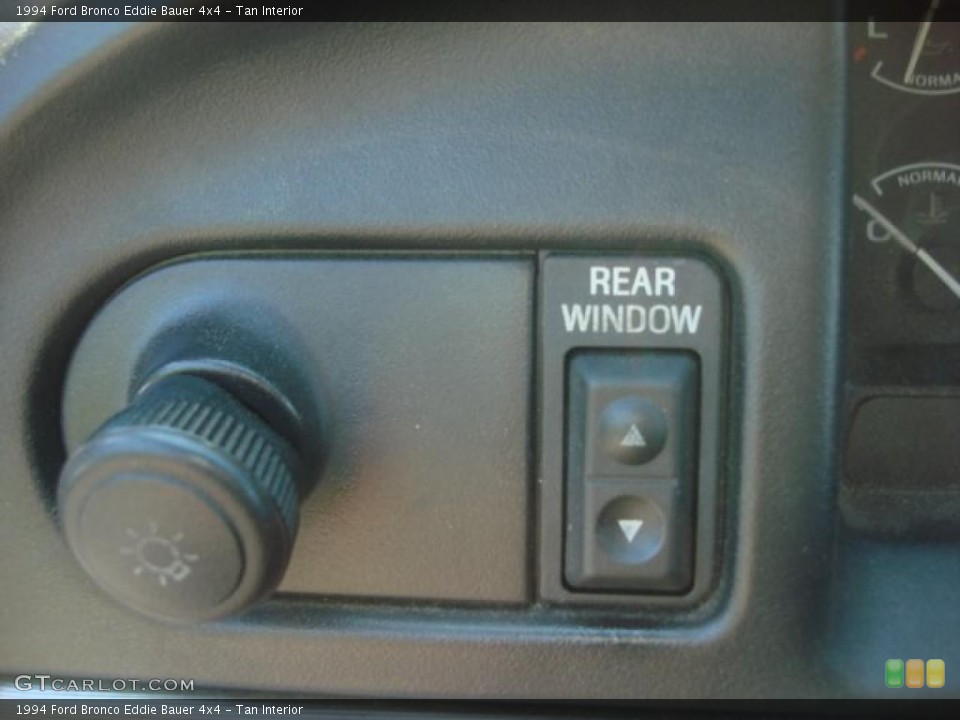 Tan Interior Controls for the 1994 Ford Bronco Eddie Bauer 4x4 #48888378