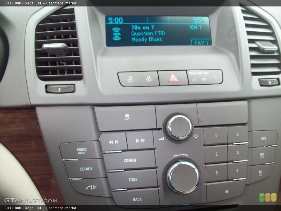 Cashmere Interior Controls for the 2011 Buick Regal CXL #48890187
