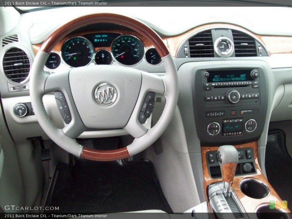 Titanium/Dark Titanium Interior Dashboard for the 2011 Buick Enclave CXL #48890991
