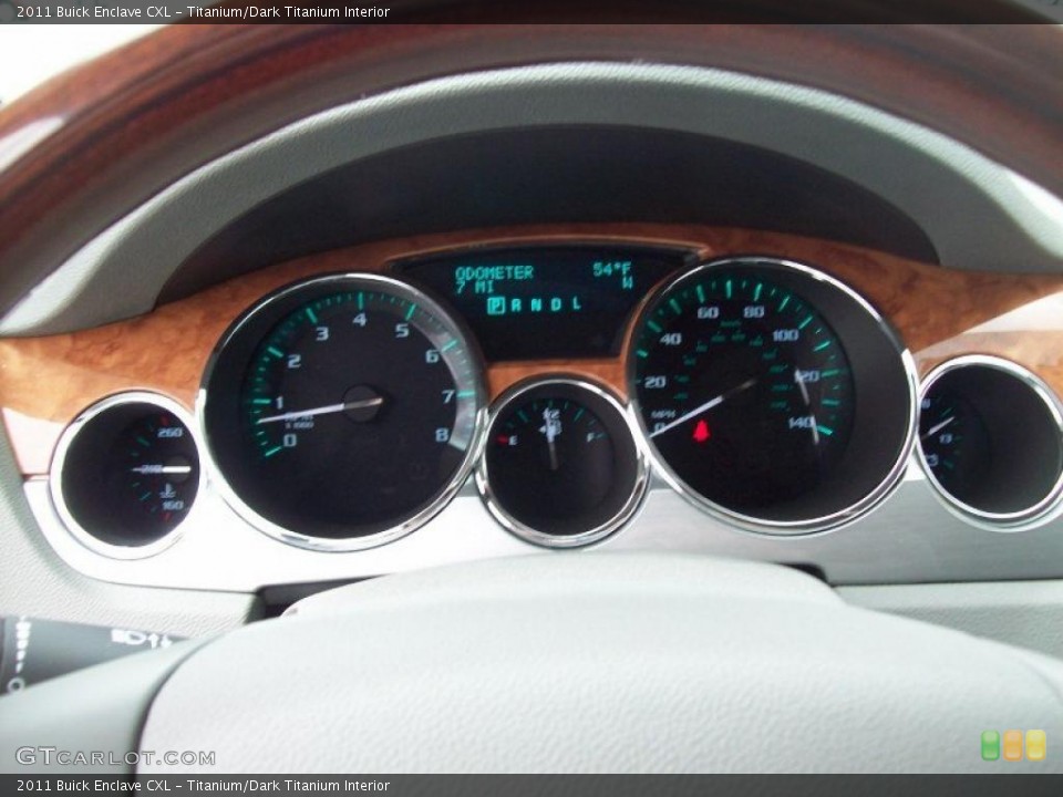 Titanium/Dark Titanium Interior Gauges for the 2011 Buick Enclave CXL #48891178