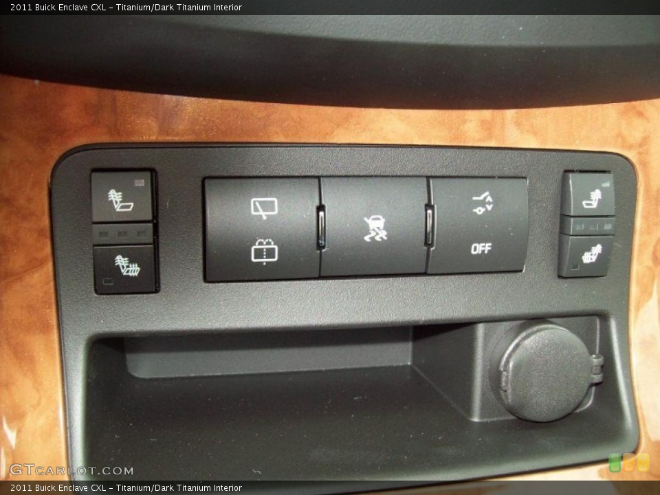 Titanium/Dark Titanium Interior Controls for the 2011 Buick Enclave CXL #48891213
