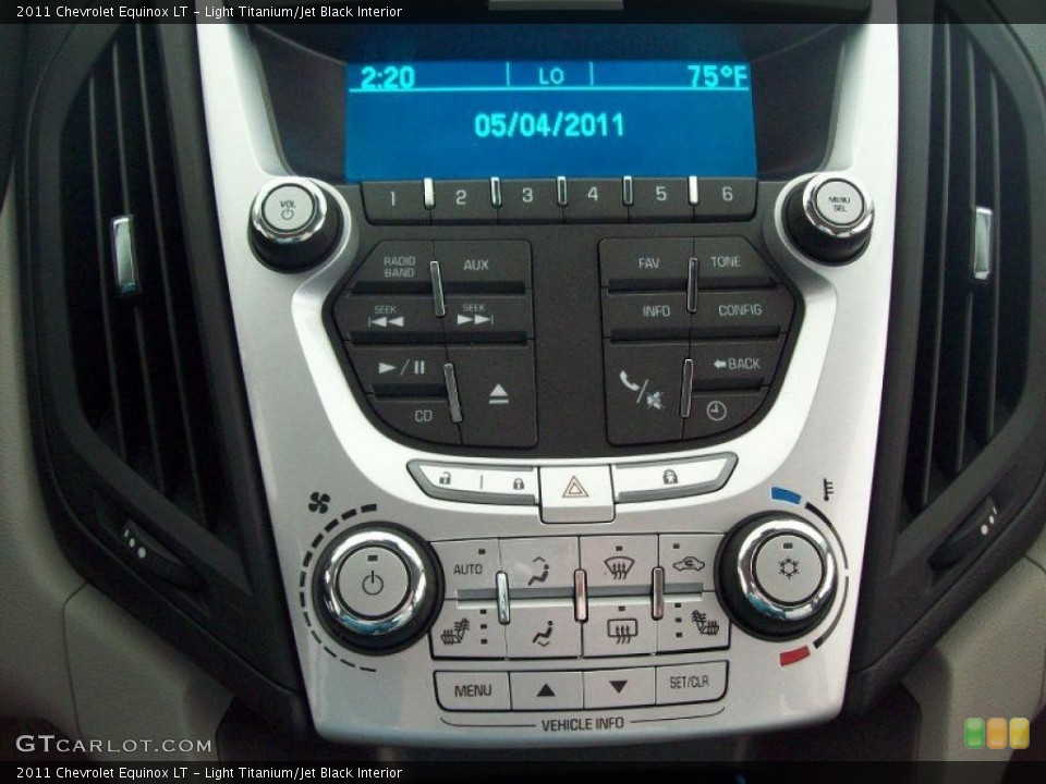 Light Titanium/Jet Black Interior Controls for the 2011 Chevrolet Equinox LT #48891960
