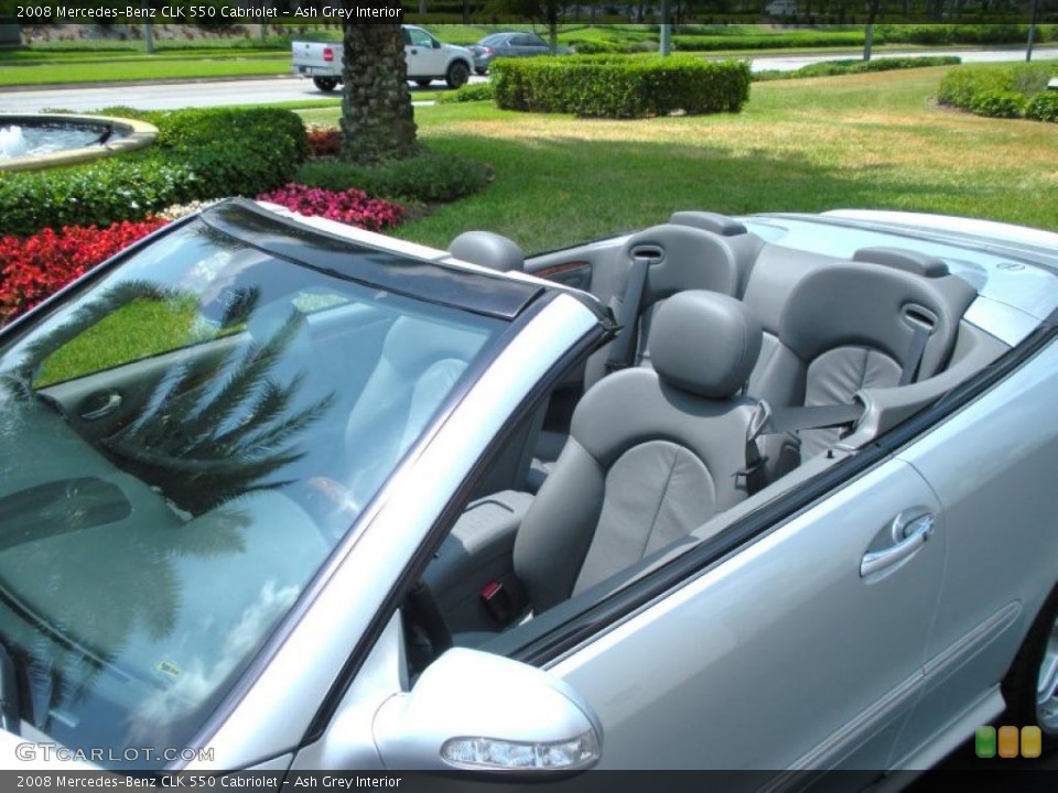 Ash Grey Interior Photo for the 2008 Mercedes-Benz CLK 550 Cabriolet #48893937