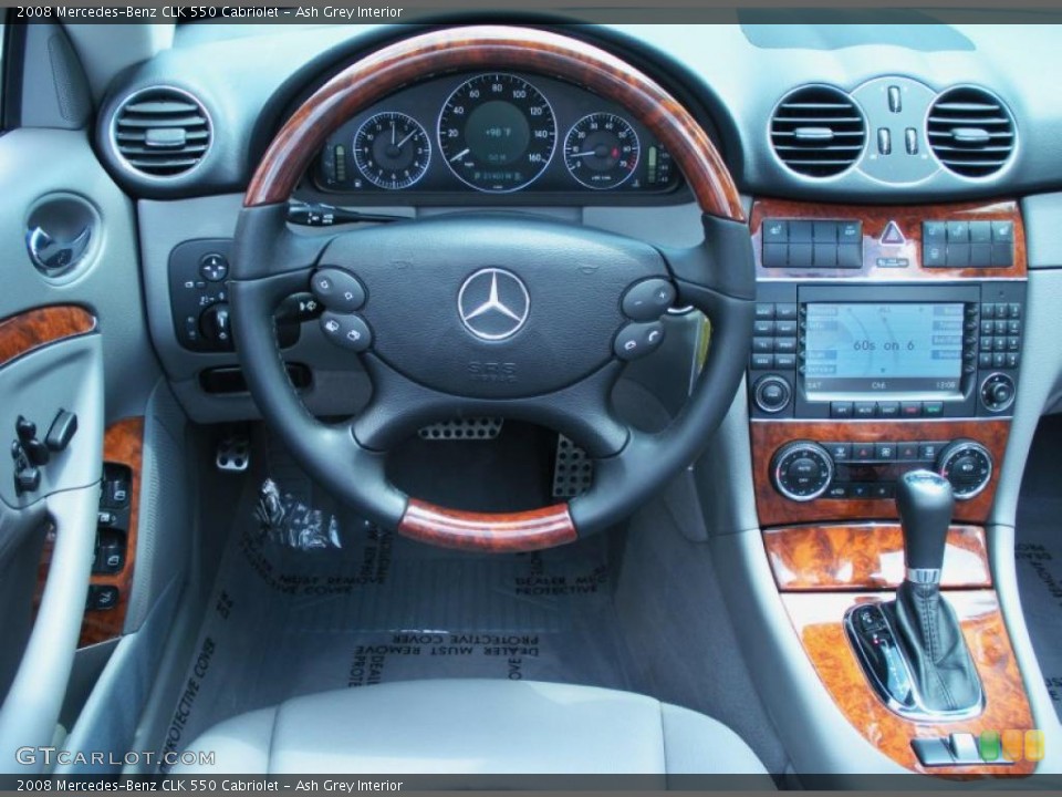 Ash Grey Interior Dashboard for the 2008 Mercedes-Benz CLK 550 Cabriolet #48894159