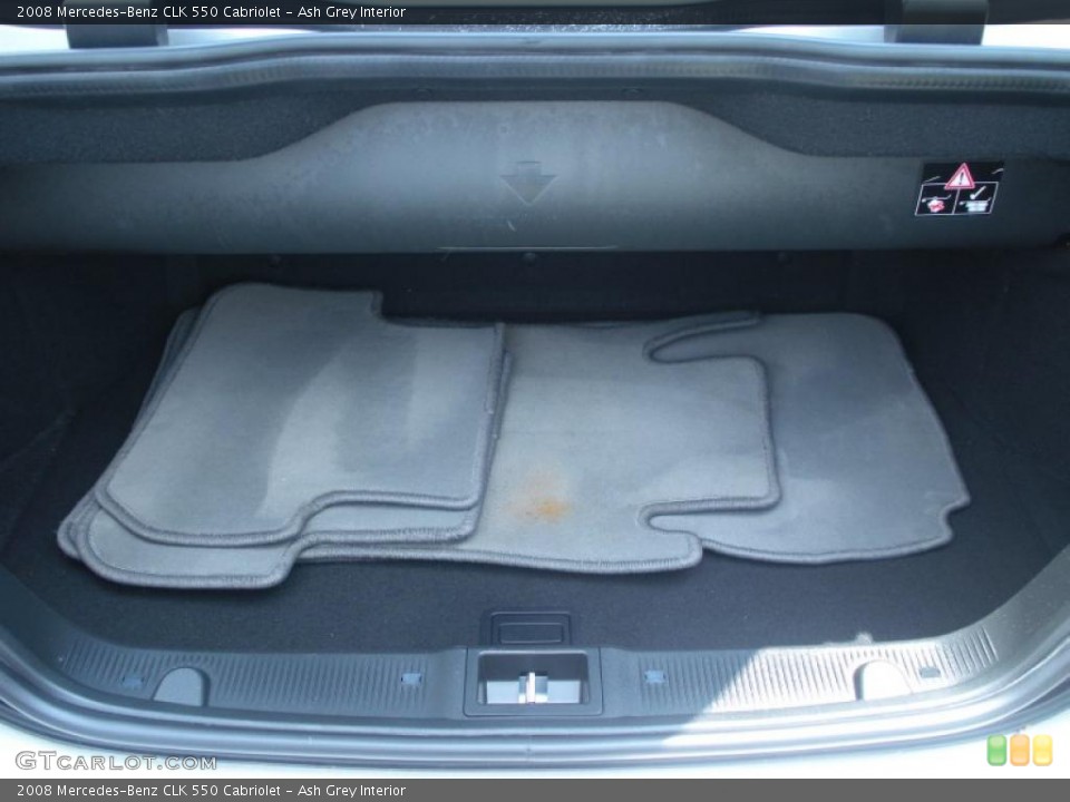 Ash Grey Interior Trunk for the 2008 Mercedes-Benz CLK 550 Cabriolet #48894219