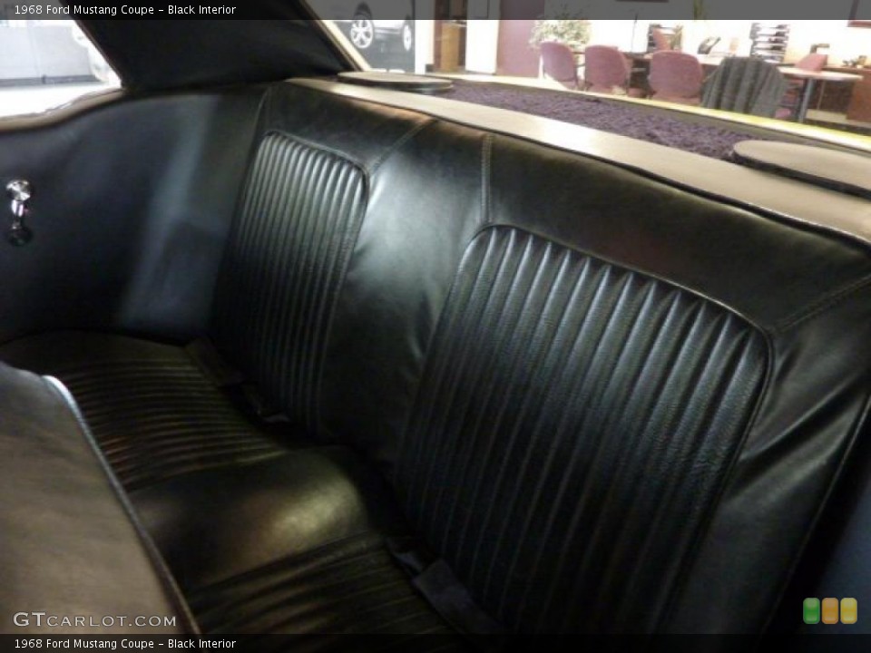 Black Interior Photo for the 1968 Ford Mustang Coupe #48894933
