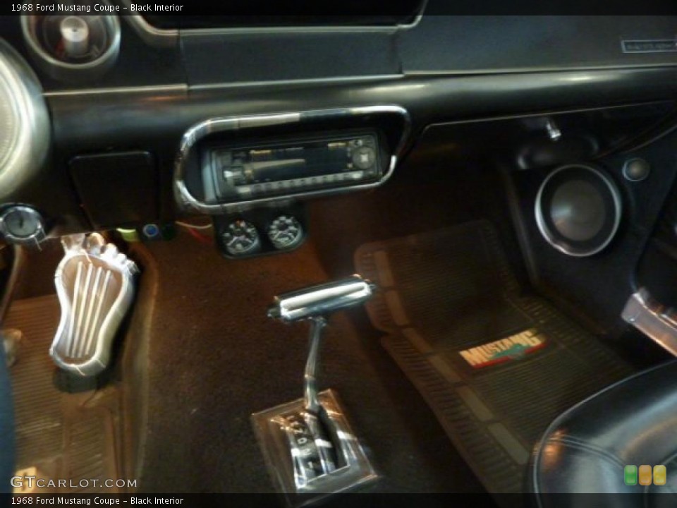 Black Interior Photo for the 1968 Ford Mustang Coupe #48894960