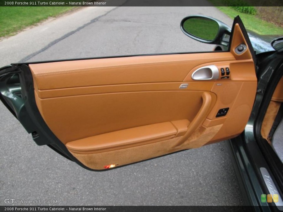Natural Brown Interior Door Panel for the 2008 Porsche 911 Turbo Cabriolet #48896247