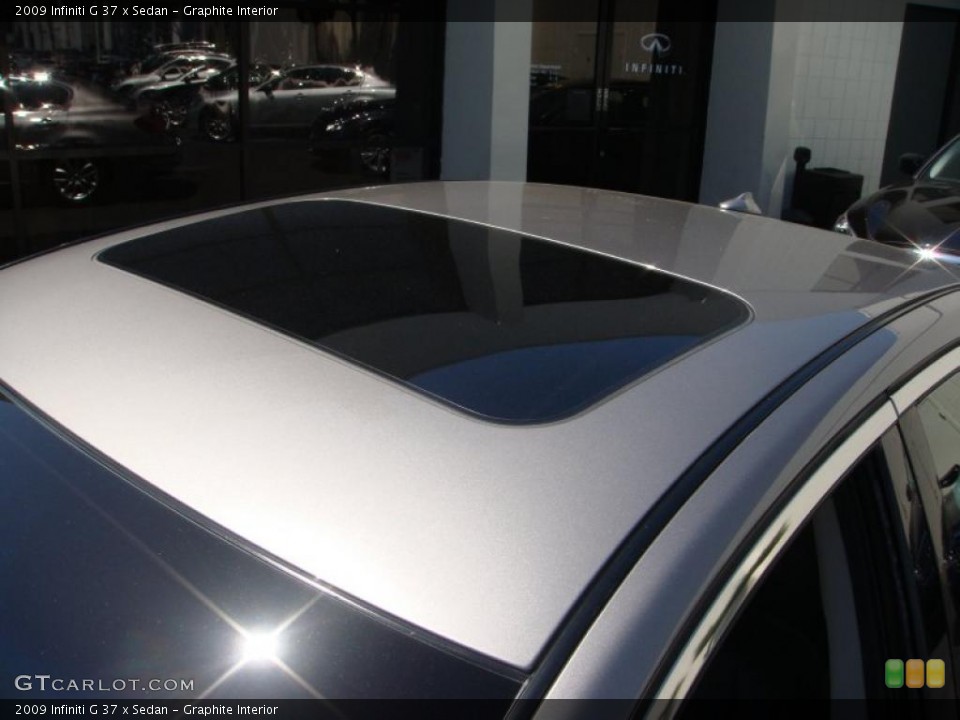 Graphite Interior Sunroof for the 2009 Infiniti G 37 x Sedan #48899007