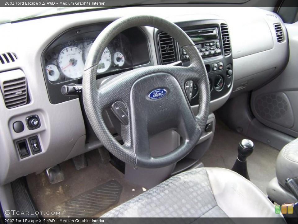 Medium Graphite Interior Prime Interior for the 2002 Ford Escape XLS 4WD #48903735