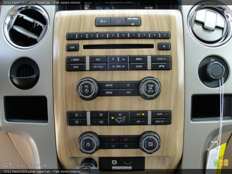 Pale Adobe Interior Controls for the 2011 Ford F150 Lariat SuperCab #48905430