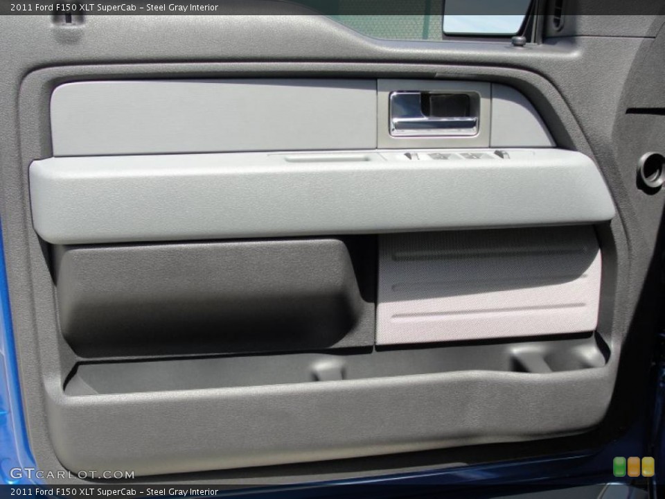 Steel Gray Interior Door Panel for the 2011 Ford F150 XLT SuperCab #48905934