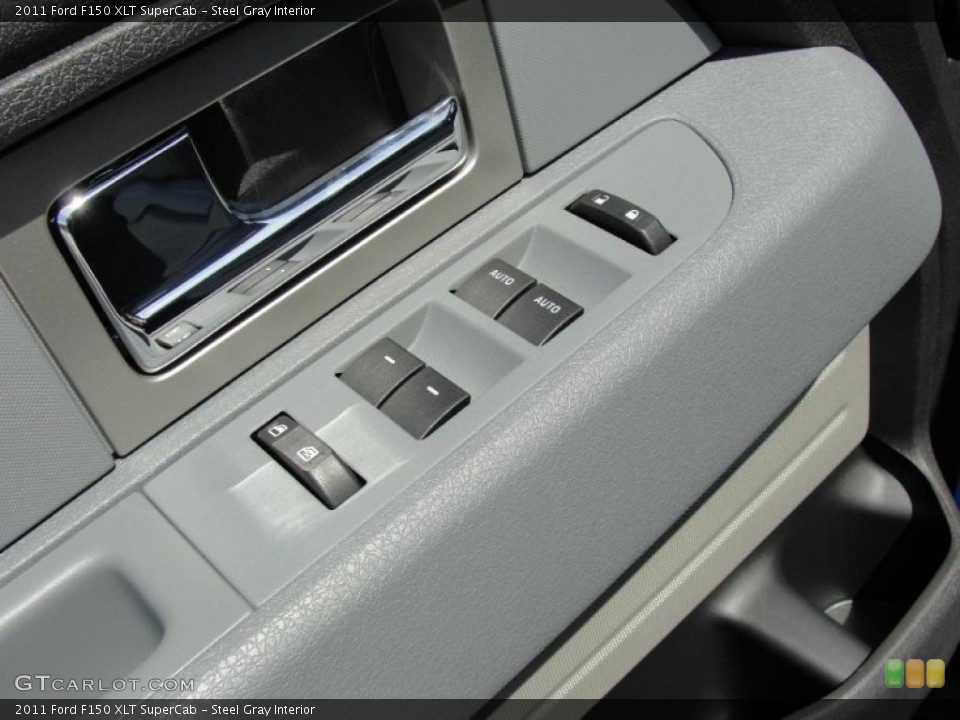 Steel Gray Interior Controls for the 2011 Ford F150 XLT SuperCab #48905952