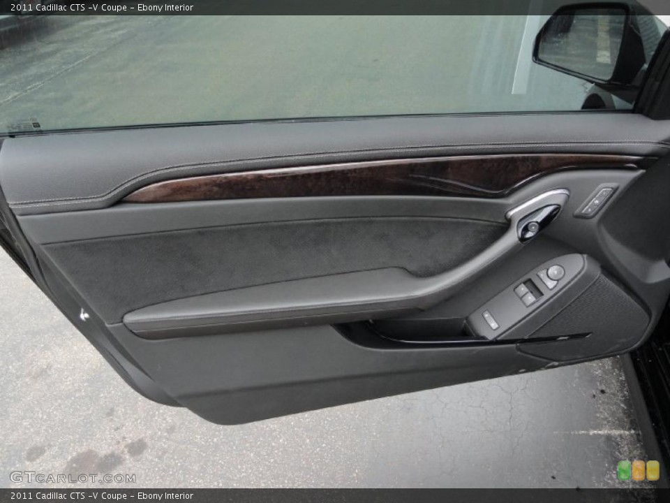 Ebony Interior Door Panel for the 2011 Cadillac CTS -V Coupe #48909555