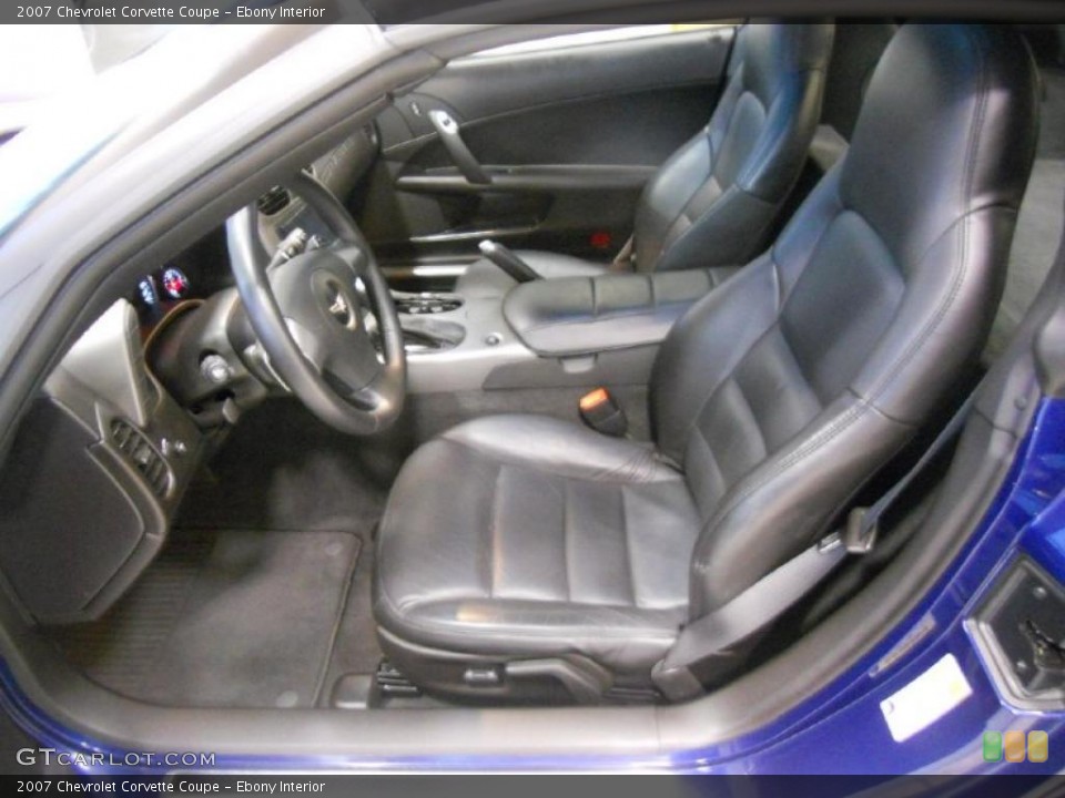 Ebony Interior Photo for the 2007 Chevrolet Corvette Coupe #48909561