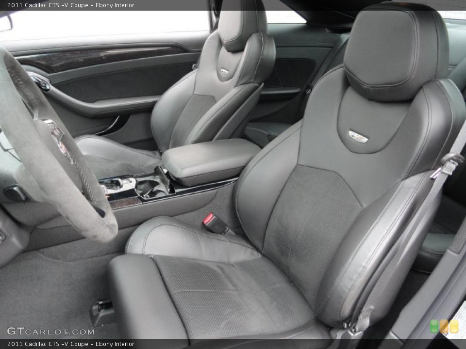 Ebony Interior Photo for the 2011 Cadillac CTS -V Coupe #48909588