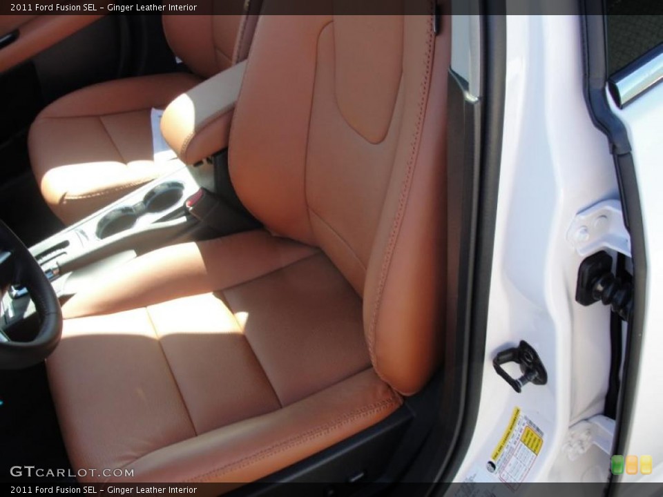 Ginger Leather Interior Photo for the 2011 Ford Fusion SEL #48909618