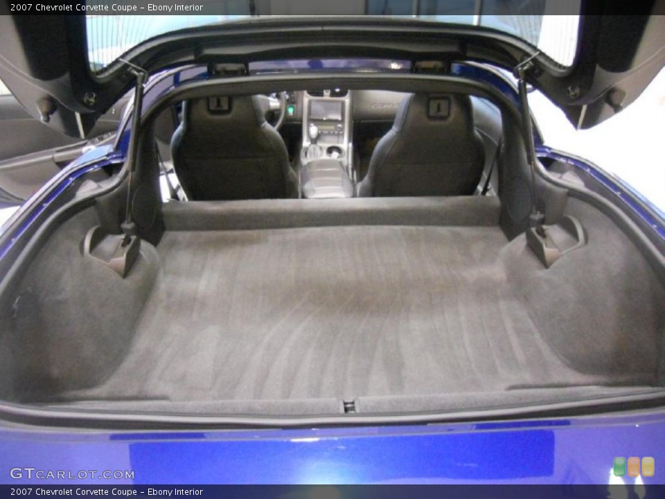 Ebony Interior Photo for the 2007 Chevrolet Corvette Coupe #48909639