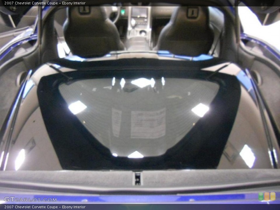 Ebony Interior Trunk for the 2007 Chevrolet Corvette Coupe #48909654