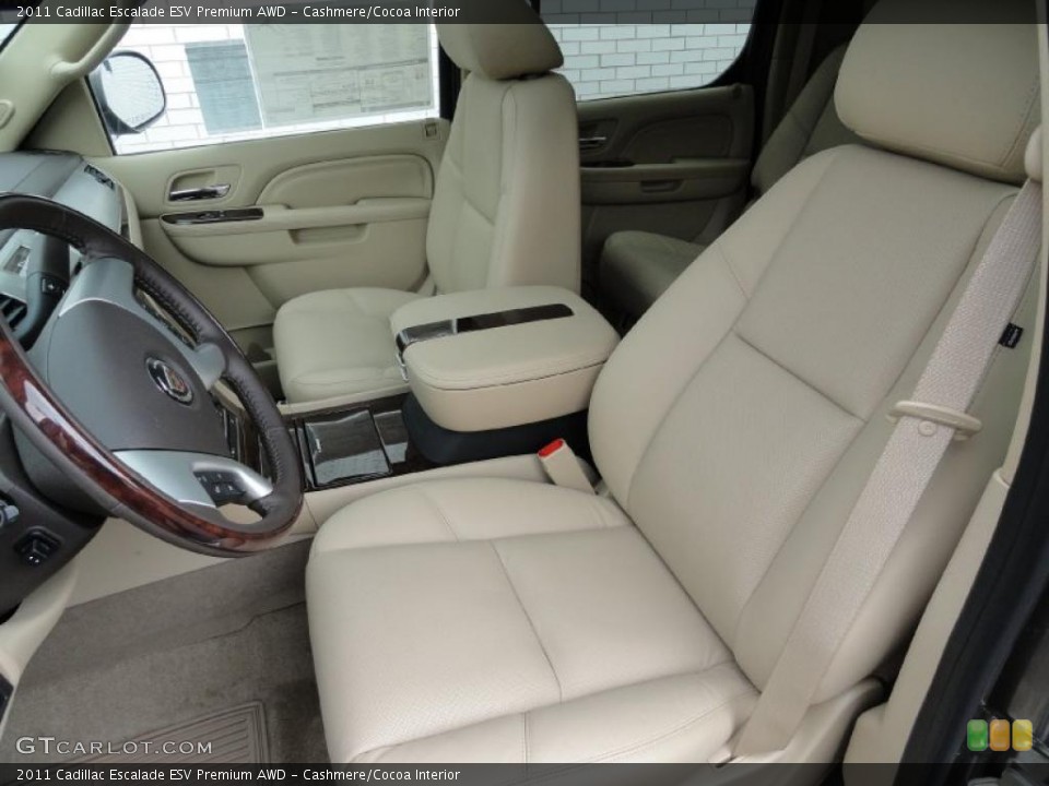 Cashmere/Cocoa Interior Photo for the 2011 Cadillac Escalade ESV Premium AWD #48910893