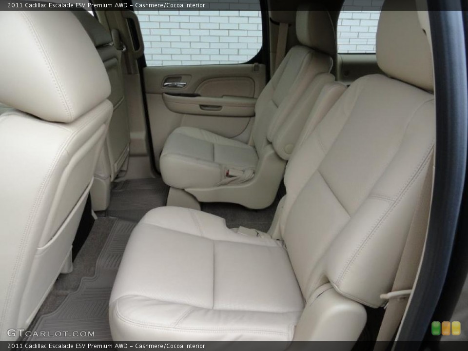 Cashmere/Cocoa Interior Photo for the 2011 Cadillac Escalade ESV Premium AWD #48910905