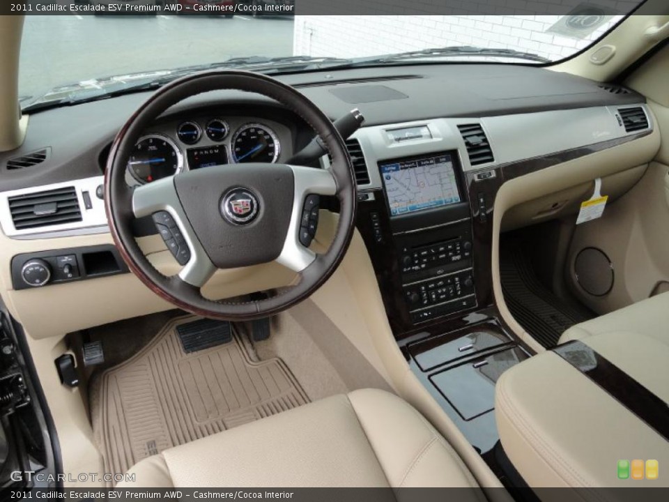 Cashmere/Cocoa Interior Prime Interior for the 2011 Cadillac Escalade ESV Premium AWD #48910926